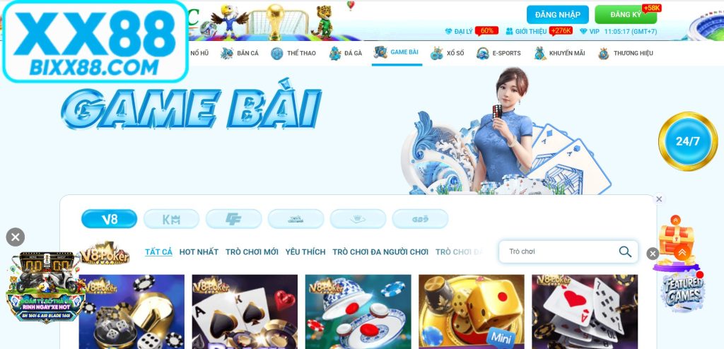 Game bài XX88 vốn là sảnh cược đổi thưởng uy tín hàng đầu châu Á