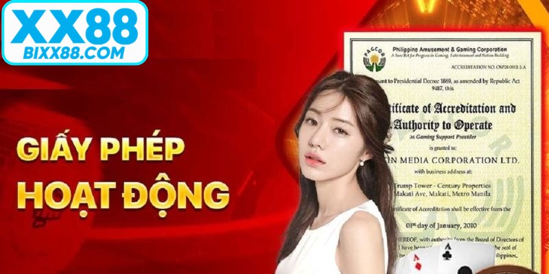 Giấy phép hoạt động là minh chứng rõ ràng cho lòng tin với game