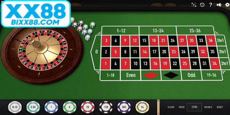 Mẹo chơi roulette luyện tập thường xuyên với phiên bản free
