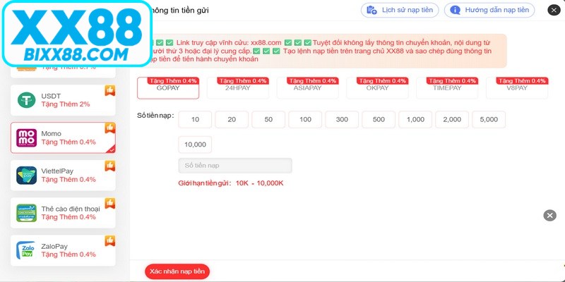 Tốc độ cộng tiền có thể thay đổi tùy thuộc vào thời gian thực hiện